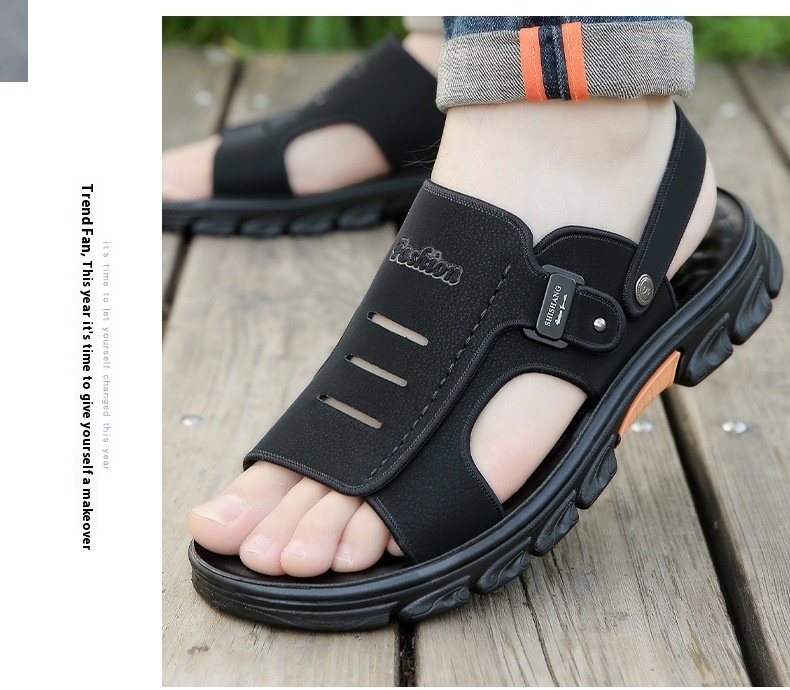 Title 10, Heren sandalen en zomerslippers, dual-use, anti...