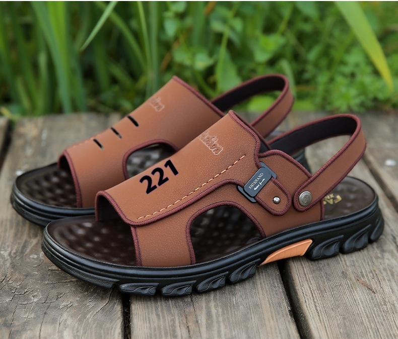 Title 12, Heren sandalen en zomerslippers, dual-use, anti...