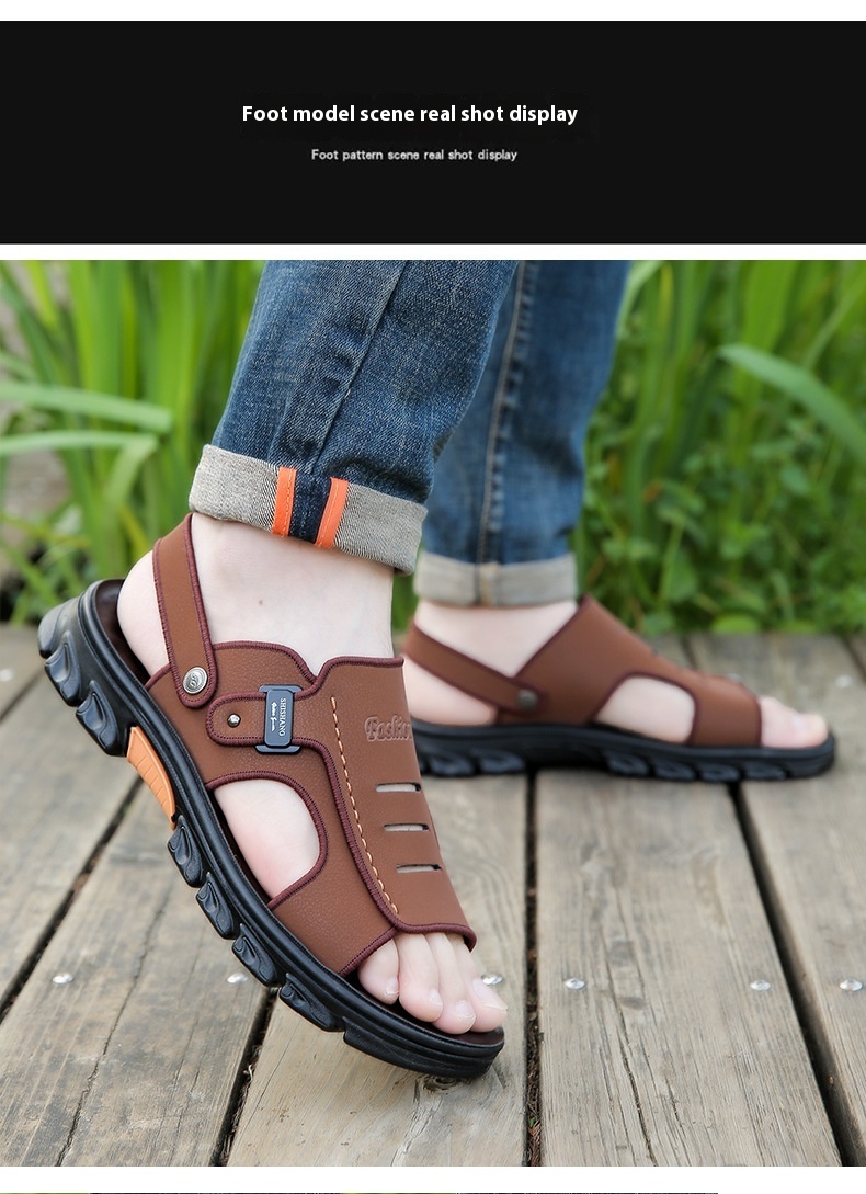 Title 4, Herensandalen Zomerpantoffels Antislip voor twe...