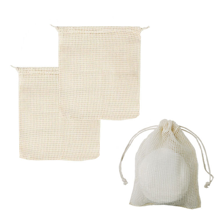 Title 3, Cotton Mesh Drawstring Bag