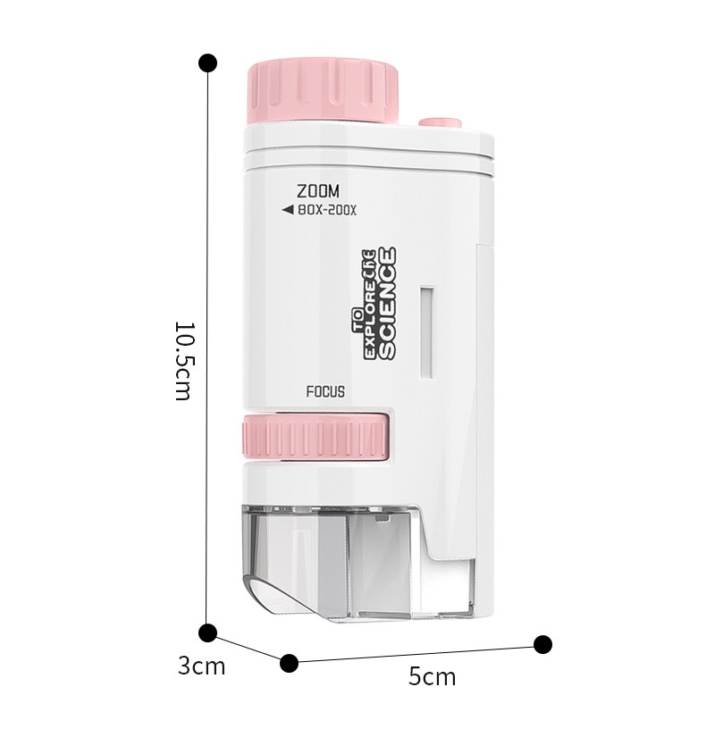 Title 2, Mini microscopio portátil para niños de mano al...