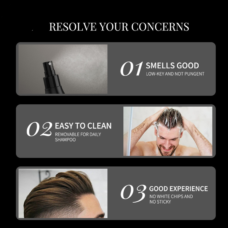 Title 2, Powder Extension Thinning Thickening Hair Growth