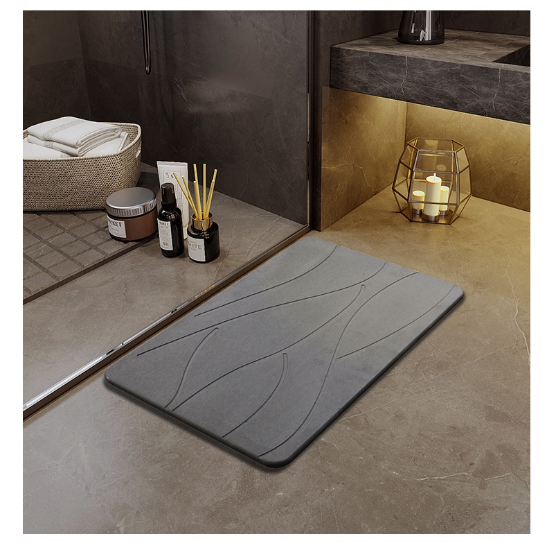 Title 9, Diatom Ooze Non-slip Floor Mat Bathroom Nordic