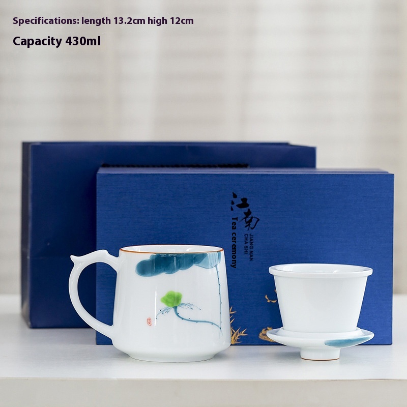 Heron With Gift Box