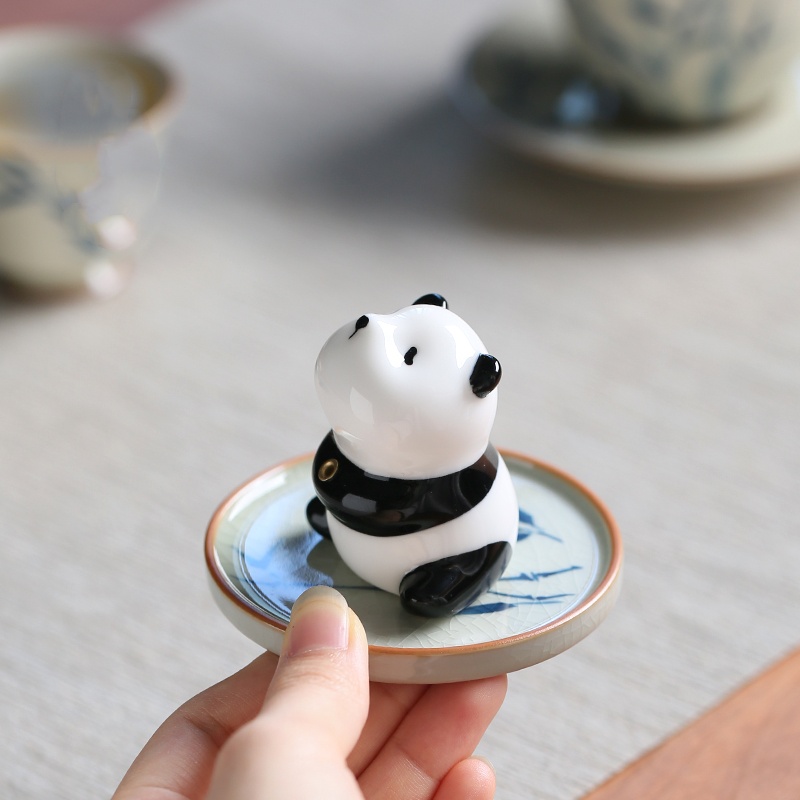 Panda Small Incense Burner