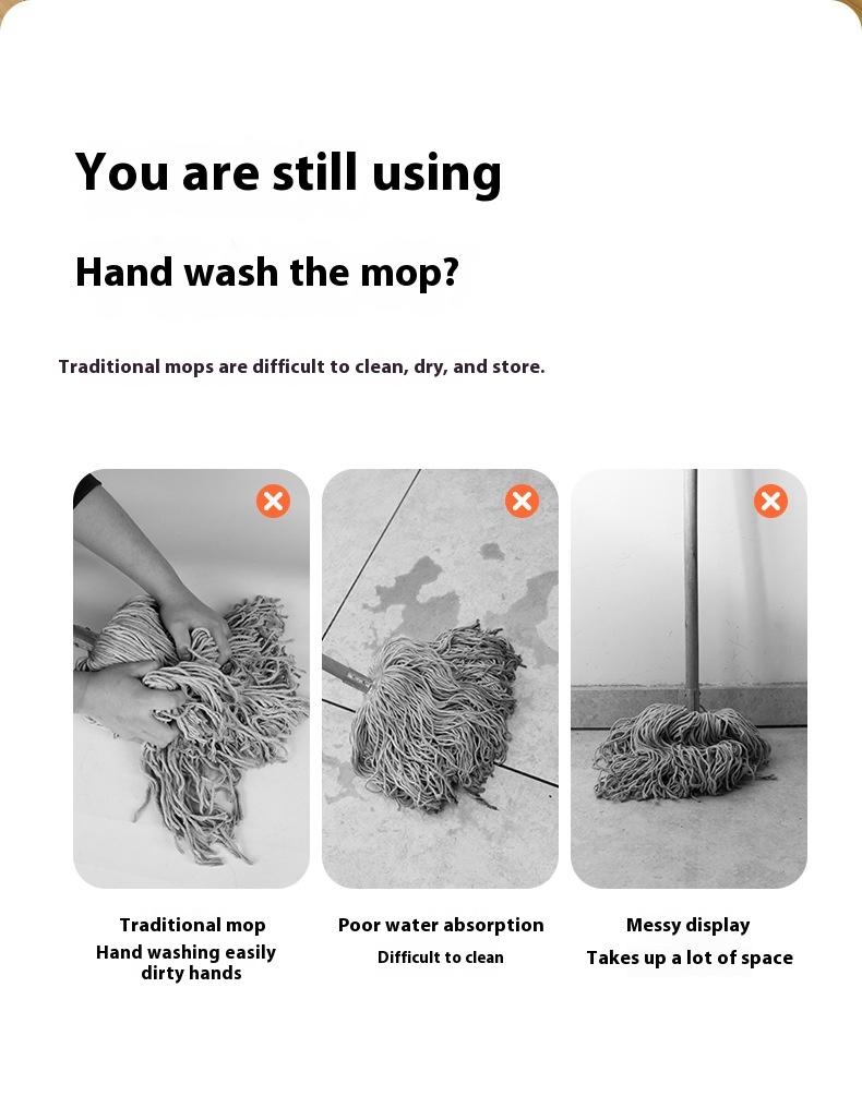 Title 4, Hand Washing Free Mop Household Floor Cleaning