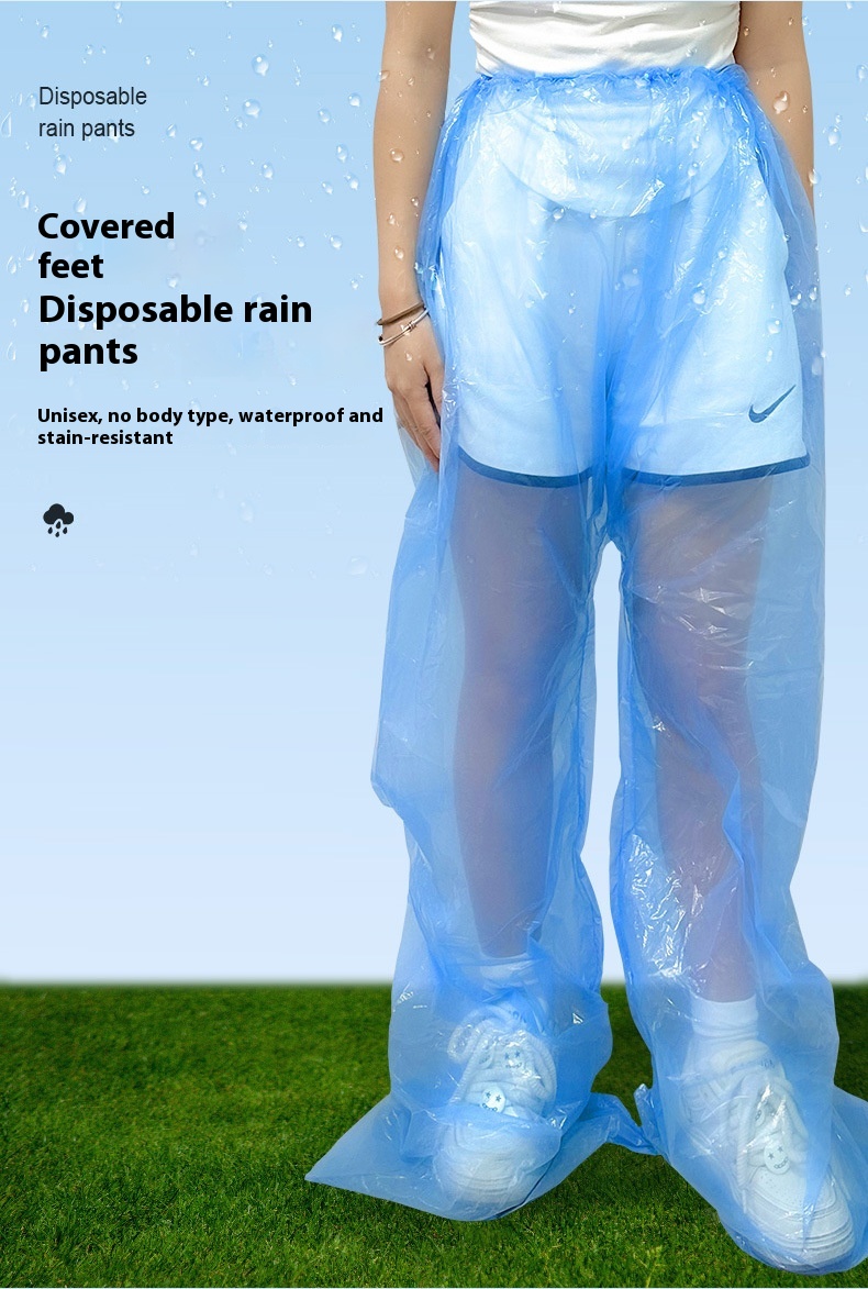 Title 11, Disposable Rain Pants Foot-wrapped Foot-sealed ...