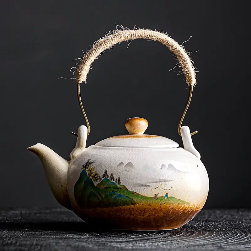 Creative Household Ceramic Large Teapot Tea Set