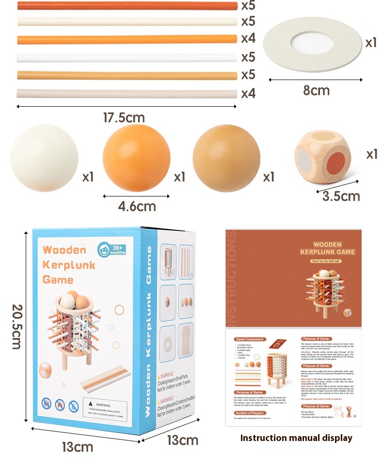 Title 11, Houten speelgoed voor kinderen, vroege educatie...