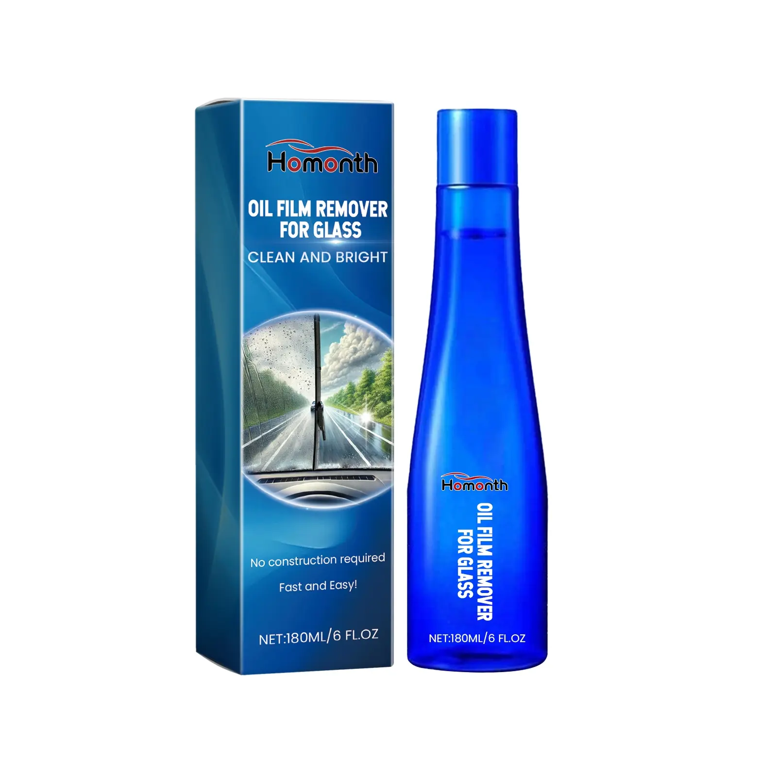 Car Glass Oil Film Remover Rainproof