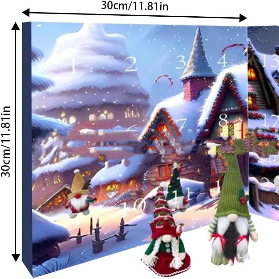 Title 1, 2024 Christmas Paper Calendar European Style