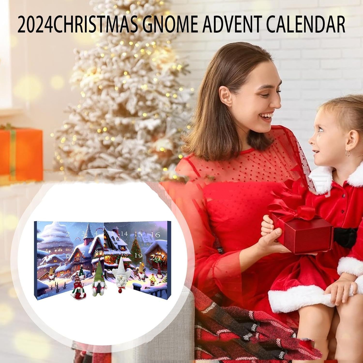 Title 4, 2024 Christmas Paper Calendar European Style