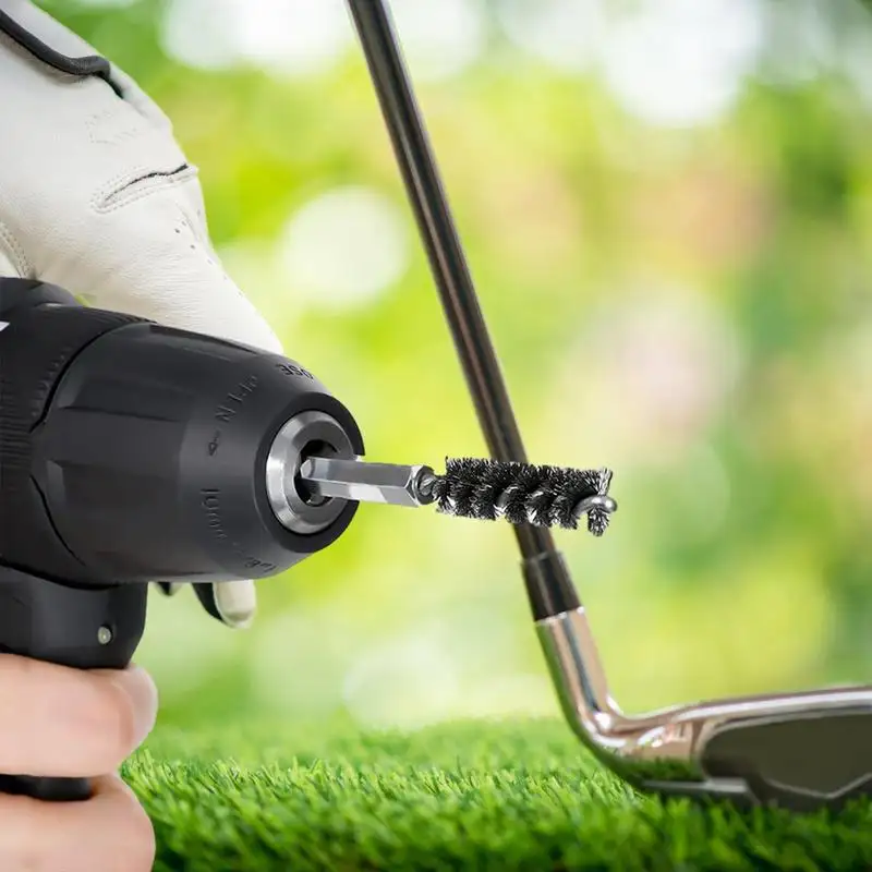 Golf Club Six Angle Rod Brush Accessories
