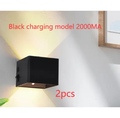 Minimalist Outdoor Waterproof Wall Lamp Rechargeable Punch-free Magnetic LED Garden Lamp Dimmable Brightness