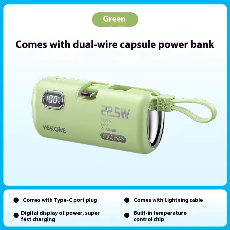 Title 3, Capsule Mobile Power Mini With Cable Outdoor Br...