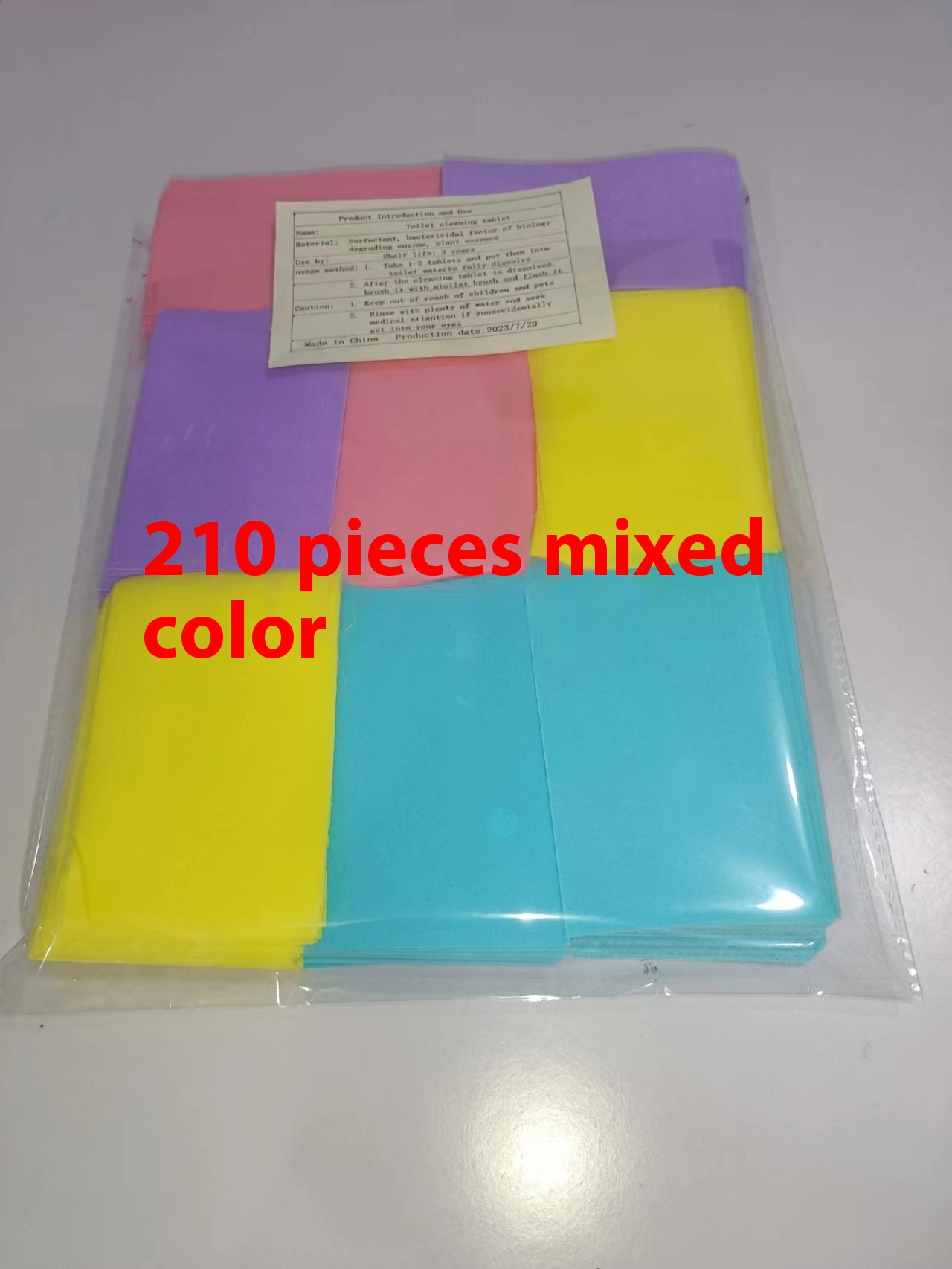 Mixed Color 210 Pieces