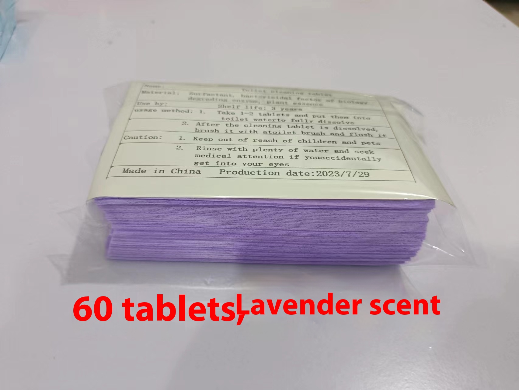 Lavender Flavor 60 Pieces