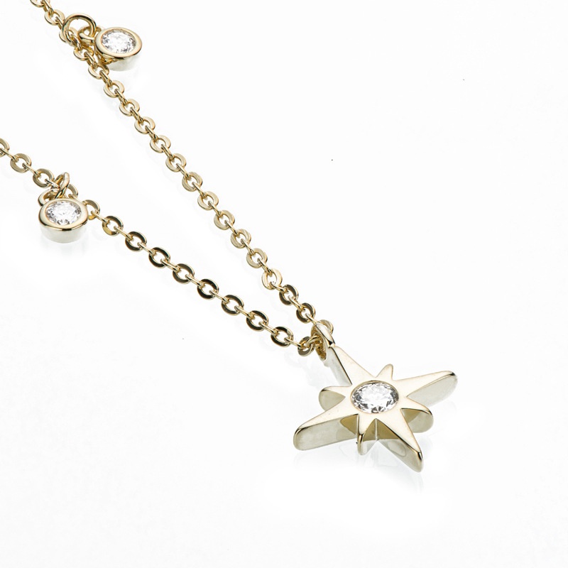 Six Pointed Star K Gold