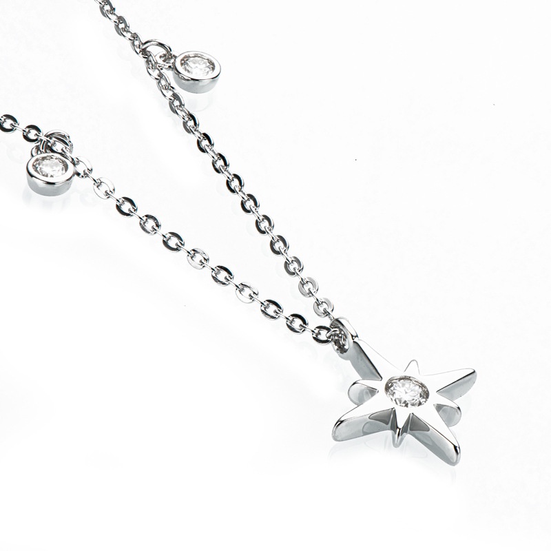 Six Pointed Star K Silver