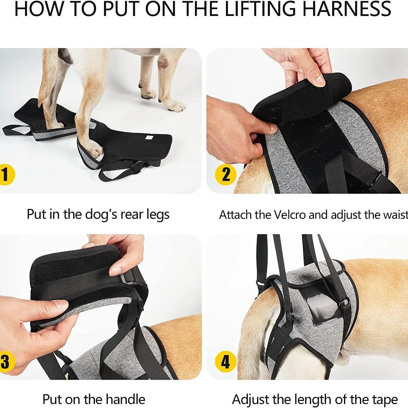 Cross-border Hot Selling Pet Supplies Injured Dog Rear Leg Auxiliary Back