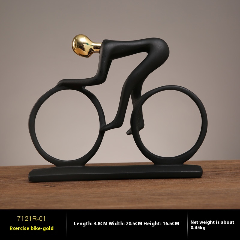 Sports Bicycle Golden Head