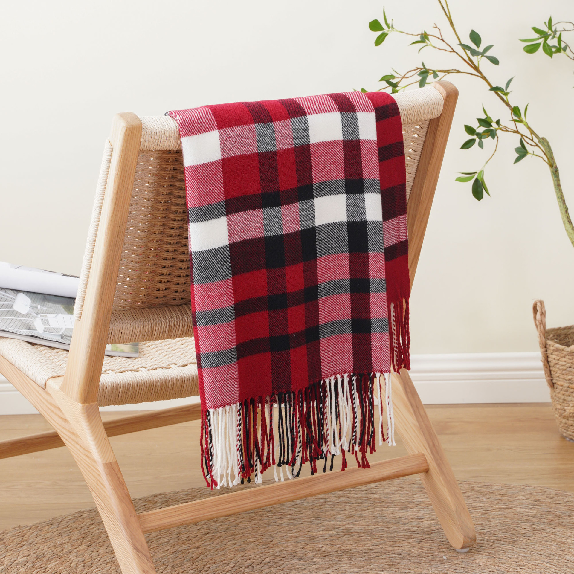 Title 2, Home Fashion Personality Plaid Casual Blanket