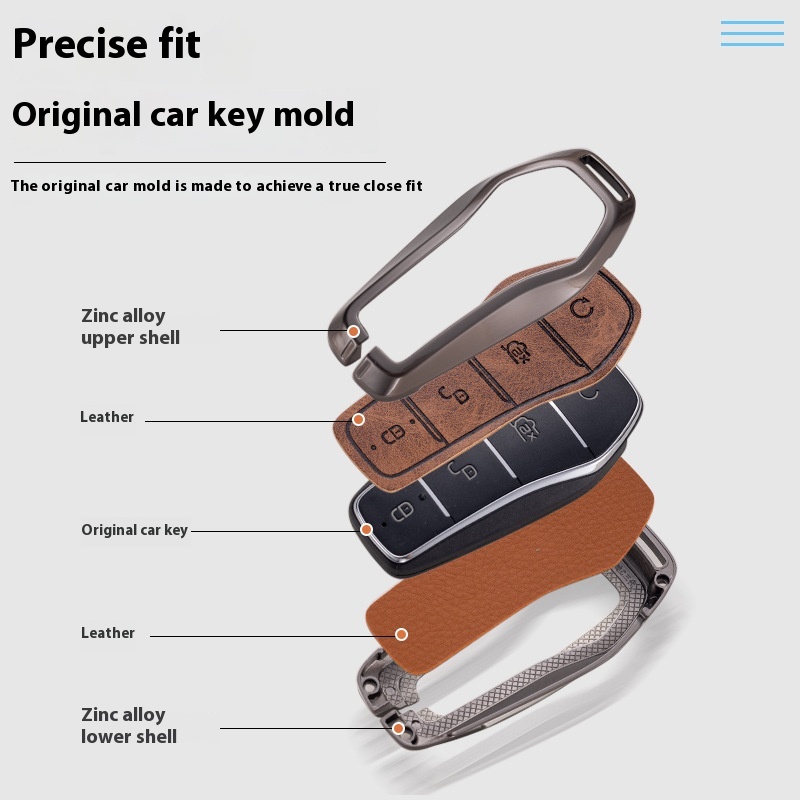 BYD Key Cover Car Supplies Case Buckle Packs - Image 3