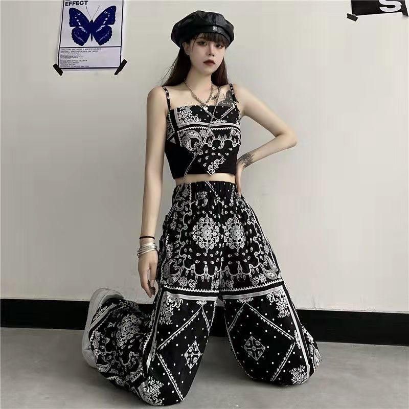 Women's Casual Pants Slim Fit Two-piece Sling