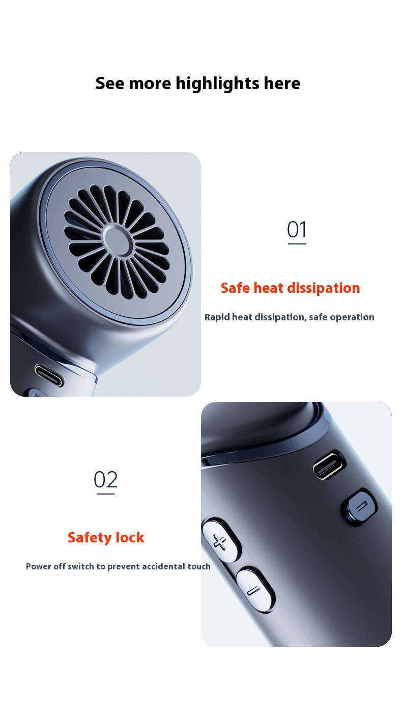 Title 15, Mini Portable Charging Small Handheld Fan