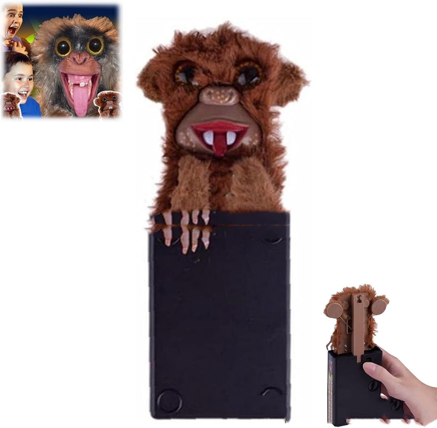 Title 5, Halloween Surprise Prank Monkey Toy