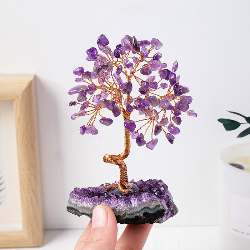 Title 3, Crystal Flower Tree Home Crafts Ornaments