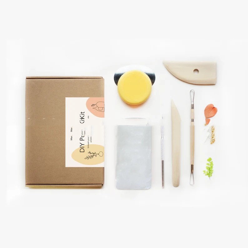 Title 4, DIY Pottery Air-dried Clay Kit Home