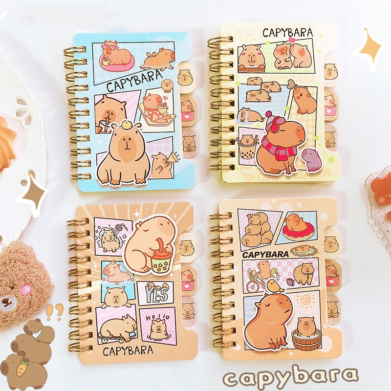 Title 1, Category Coil Notebook Cute Mini Journal Book M...