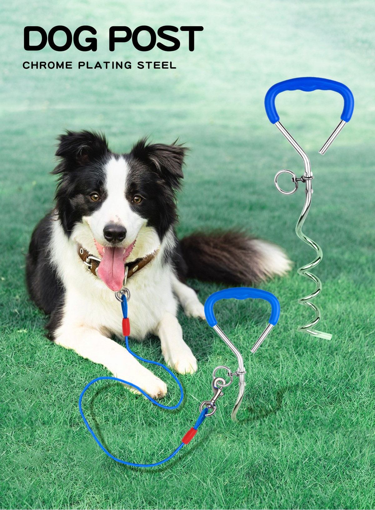 Title 10, Picchetto a spirale per cani Dog Pile Chrome Bolt