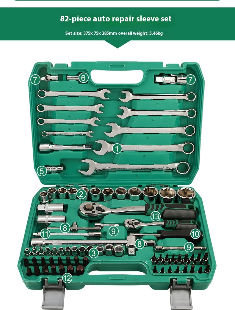 Title 13, Multifunctional Socket Wrench Set Combination C...