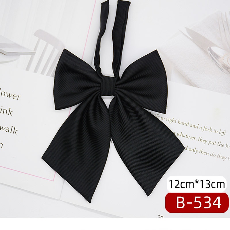 Black Bevel Bow Tie