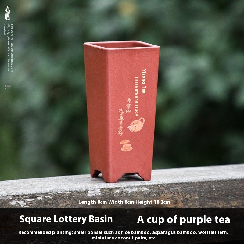 A cup of purple tea