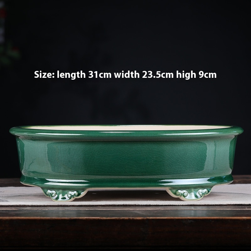 Oval Basin Large Green