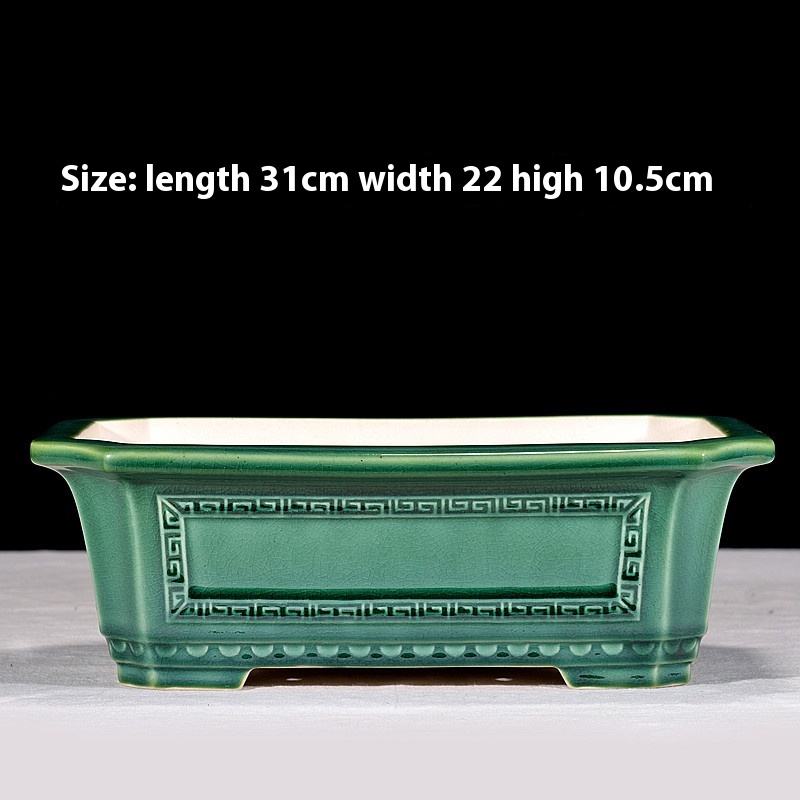 Angle Rectangular Basin Green