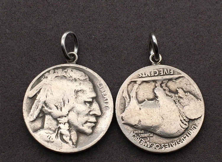 Ancient Indian Coin Pendant Ornaments Necklace