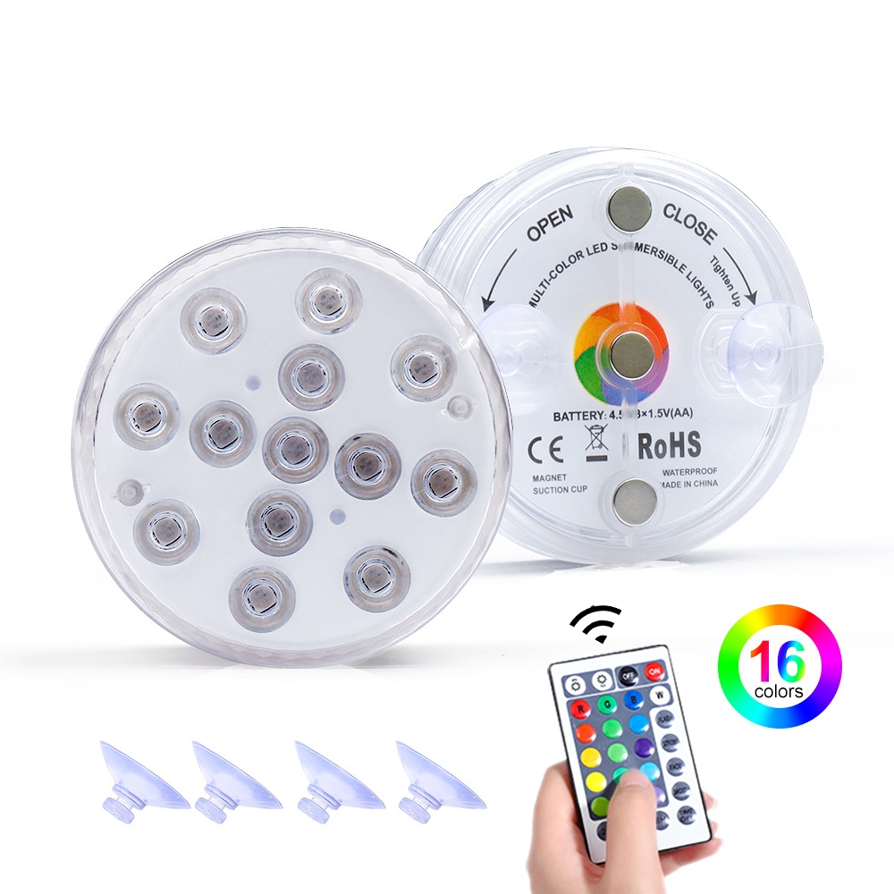 Title 3, LED Diving Light Magnetic Suction Cup Underwate...