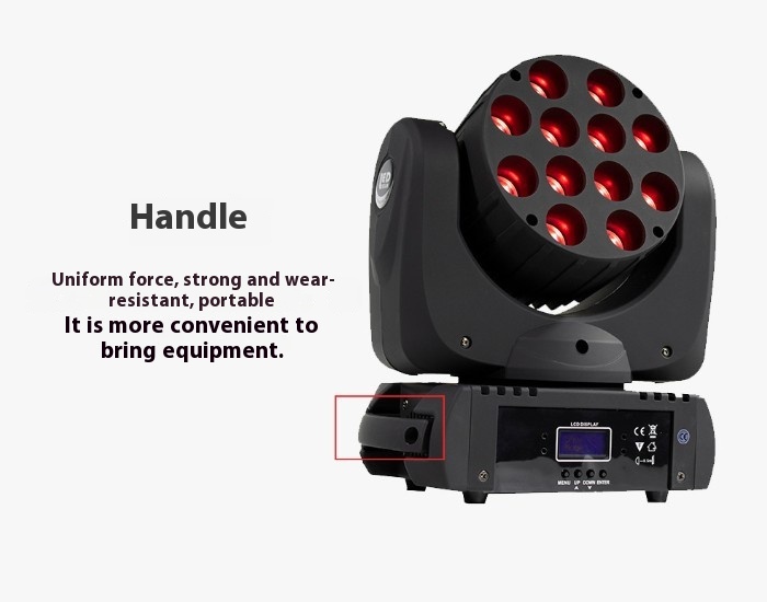 Title 4, Moving Head Beam Light Led Full Color Washing L...