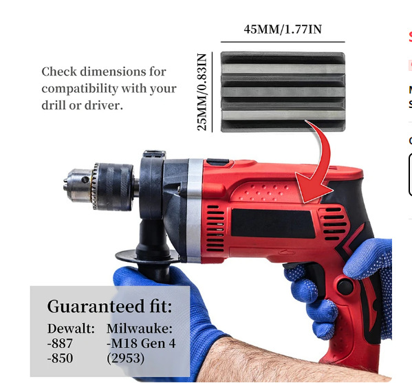 Title 4, Impact Drill Magnetic Head Gripper Bracket With...