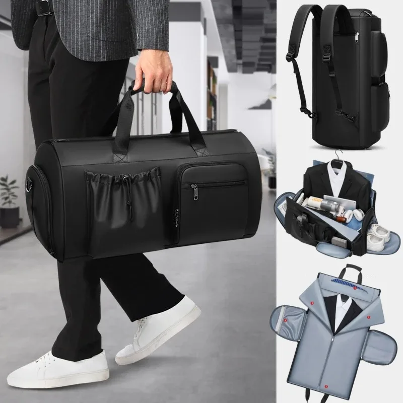 High Quality Waterproof Suit Bag for Men Large Capacity