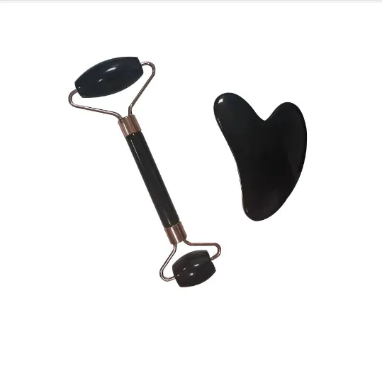 Face Lift Up Wrinkle Remover Gua Sha Stone For Face Massage Gua Sha Scraper Black - Shop at LoveMi
