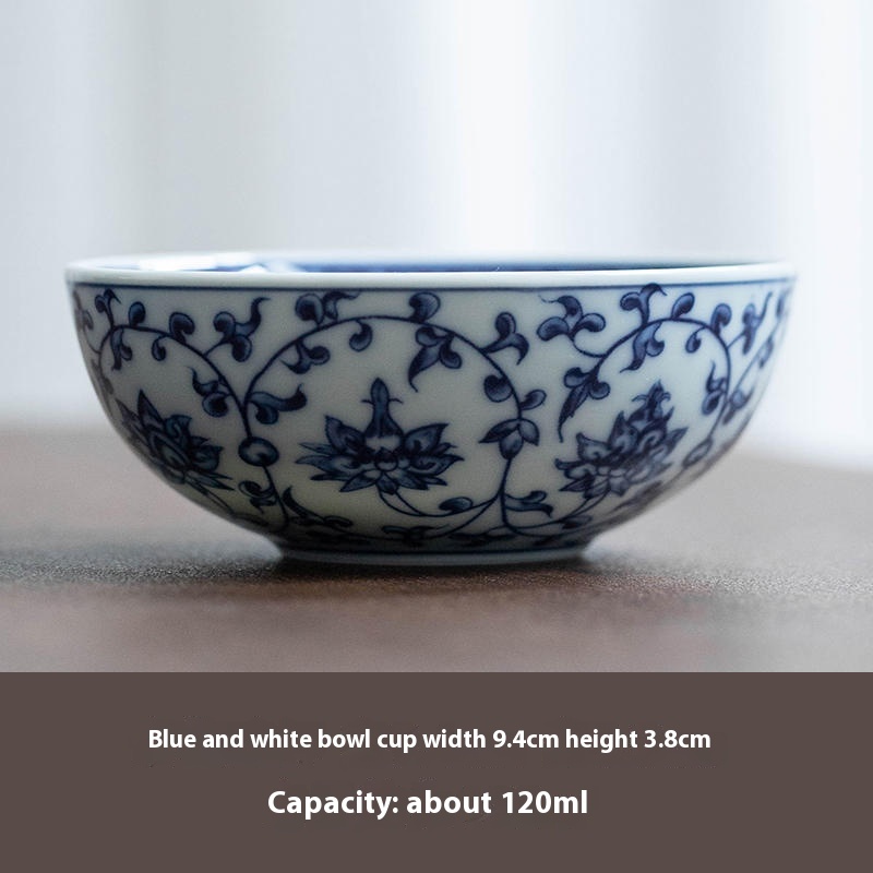Blue white bowls