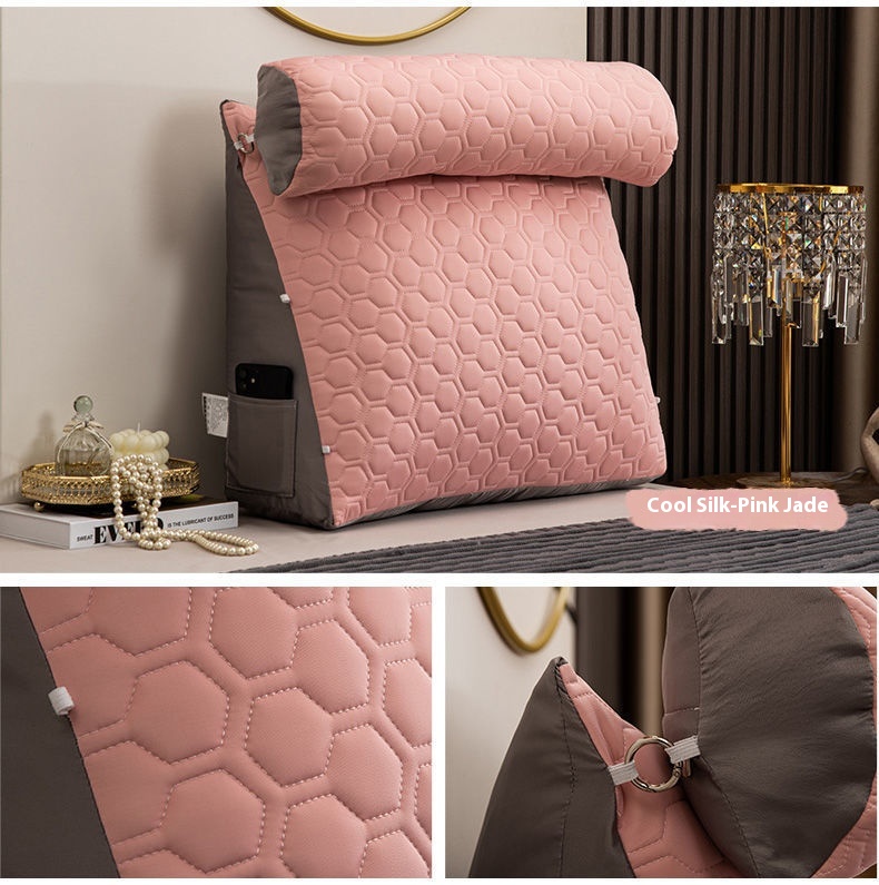 Title 5, Summer Ice Silk Latex Summer Mat Pillow Bedside...