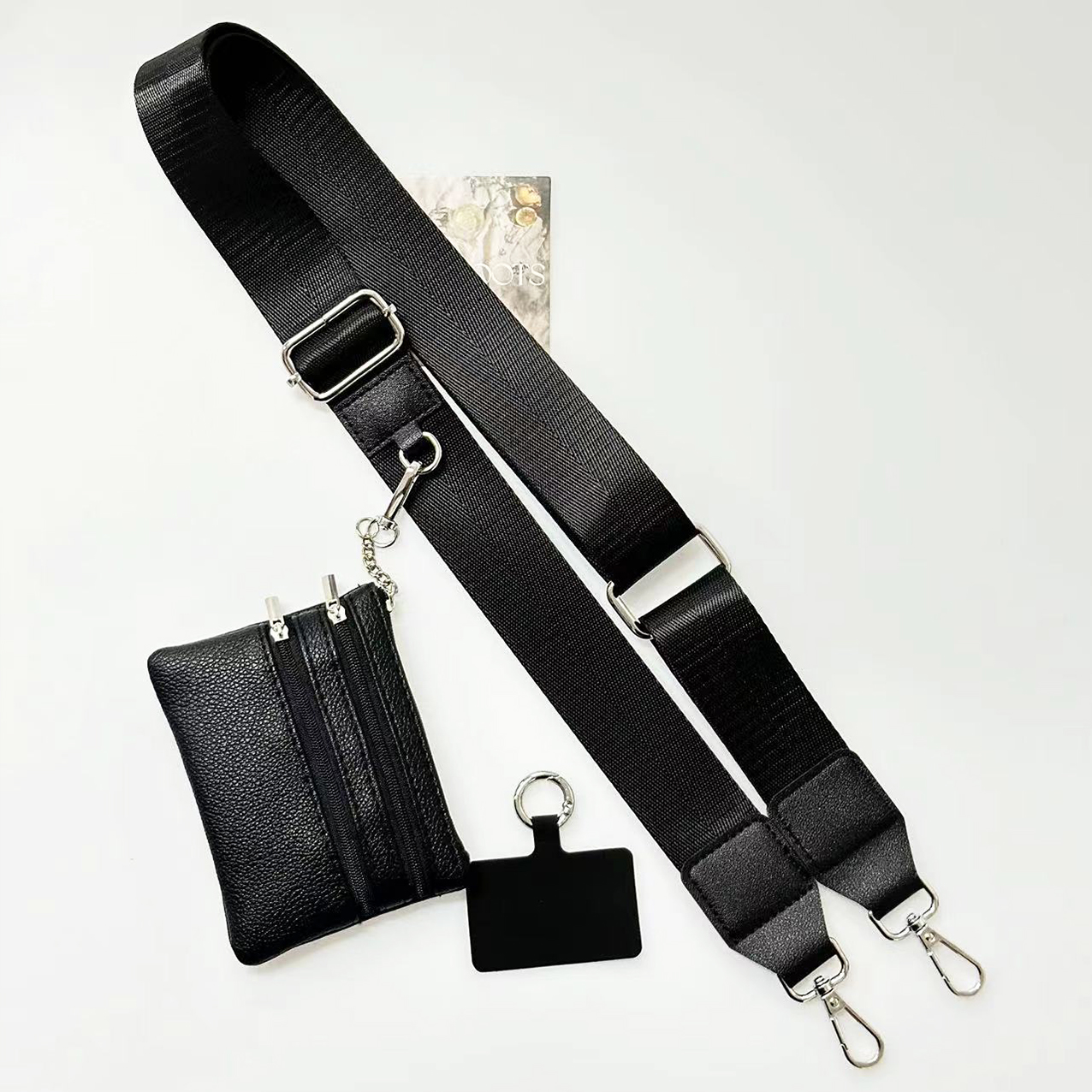 Title 18, Shoulder Strap Slung Over One Shoulder Phone Co...