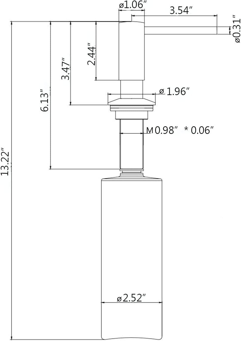 Title 1, Copper Press Type Soap Dispenser Of Sink