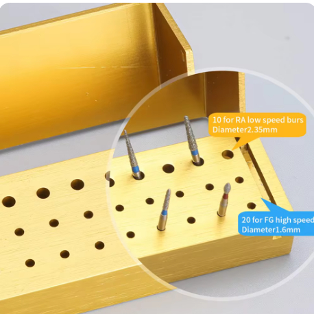 Title 7, 30 Hole Needle Grinding Head Placement Box